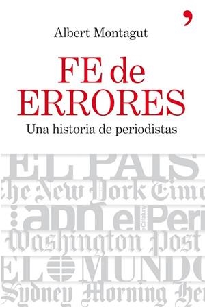 FE DE ERRORES | 9788484607632 | MONTAGUT MARTÍNEZ, ALBERT | Llibreria Drac - Librería de Olot | Comprar libros en catalán y castellano online