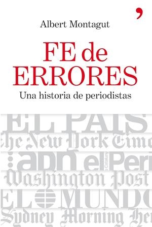 FE DE ERRORES | 9788484607632 | MONTAGUT MARTÍNEZ, ALBERT | Llibreria Drac - Librería de Olot | Comprar libros en catalán y castellano online