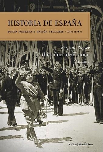 DICTADURA DE FRANCO, LA. HISTORIA DE ESPAÑA VOL.9 | 9788498920635 | RIQUER, BORJA DE | Llibreria Drac - Librería de Olot | Comprar libros en catalán y castellano online