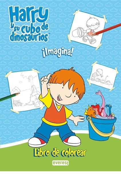 IMAGINA LIBRO DE COLOREAR (HARRY Y SU CUBO DE DINOSAURIOS) | 9788444165189 | VV.AA. | Llibreria Drac - Llibreria d'Olot | Comprar llibres en català i castellà online