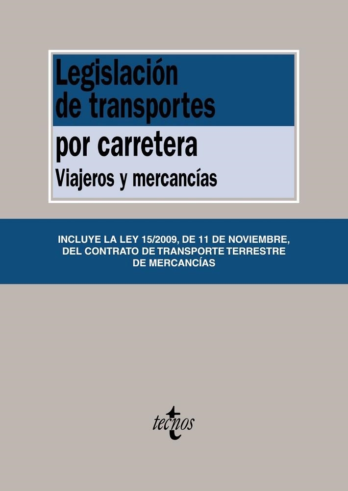 LEGISLACIÓN DE TRANSPORTES POR CARRETERA | 9788430950454 | Llibreria Drac - Librería de Olot | Comprar libros en catalán y castellano online
