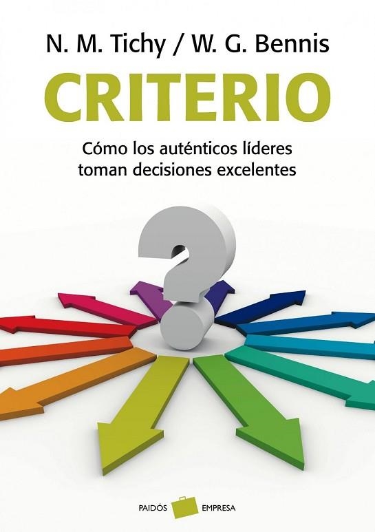 CRITERIO | 9788449323805 | TICHY, NOEL M. | Llibreria Drac - Llibreria d'Olot | Comprar llibres en català i castellà online