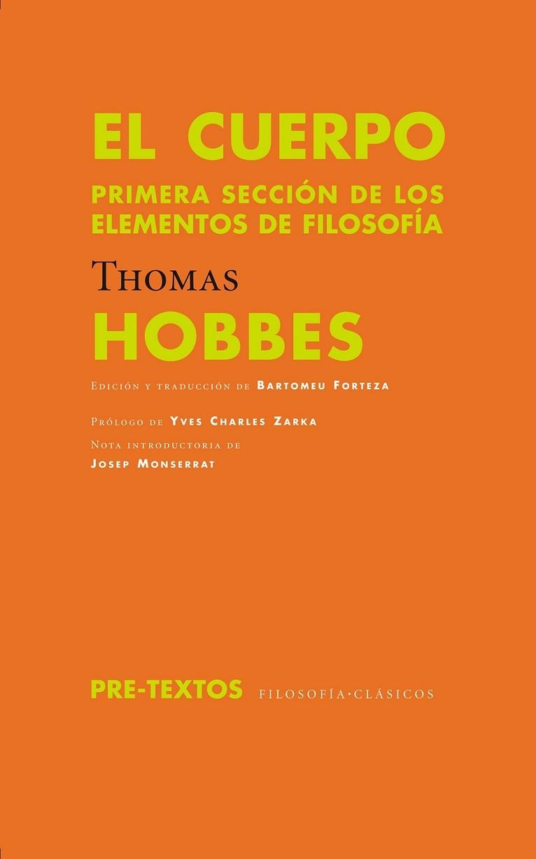 CUERPO, EL | 9788492913404 | HOBBES, THOMAS | Llibreria Drac - Librería de Olot | Comprar libros en catalán y castellano online