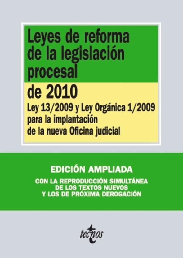 LEY DE REFORMA DE LA LEGISLACION PROCESAL DE 2010 | 9788430950362 | AA.VV. | Llibreria Drac - Librería de Olot | Comprar libros en catalán y castellano online