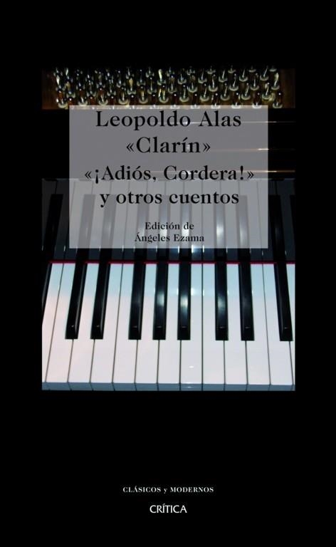 ADIOS CORDERA Y OTROS CUENTOS | 9788498920611 | ALAS, LEOPOLDO | Llibreria Drac - Librería de Olot | Comprar libros en catalán y castellano online