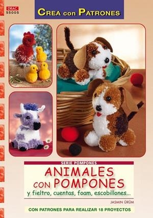 ANIMALES CON POMPONES Y FIELTRO CUENTAS FOAM ESCOBILLONES | 9788498741315 | URUM, JASMIN | Llibreria Drac - Librería de Olot | Comprar libros en catalán y castellano online
