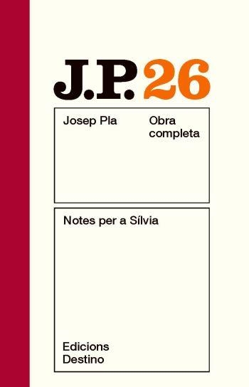 NOTES PER A SILVIA | 9788497101660 | PLA, JOSEP | Llibreria Drac - Librería de Olot | Comprar libros en catalán y castellano online
