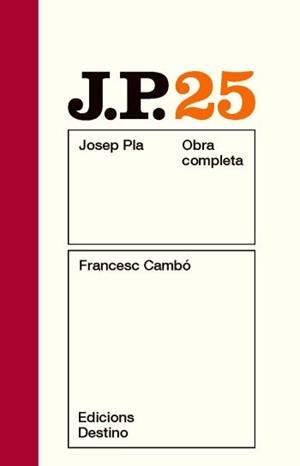 FRANCESC CAMBO | 9788497101653 | PLA, JOSEP | Llibreria Drac - Librería de Olot | Comprar libros en catalán y castellano online