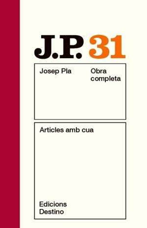 ARTICLES AMB CUA | 9788497101714 | PLA, JOSEP | Llibreria Drac - Librería de Olot | Comprar libros en catalán y castellano online