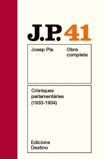 CRONIQUES PARLAMENTARIES (1933-1934) | 9788497101813 | PLA, JOSEP | Llibreria Drac - Llibreria d'Olot | Comprar llibres en català i castellà online