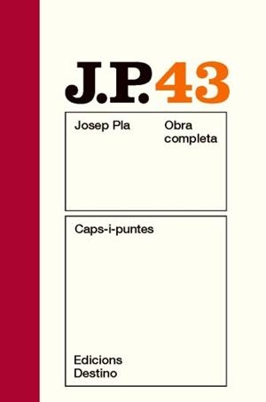 CAPS I PUNTES | 9788497101837 | PLA, JOSEP | Llibreria Drac - Llibreria d'Olot | Comprar llibres en català i castellà online