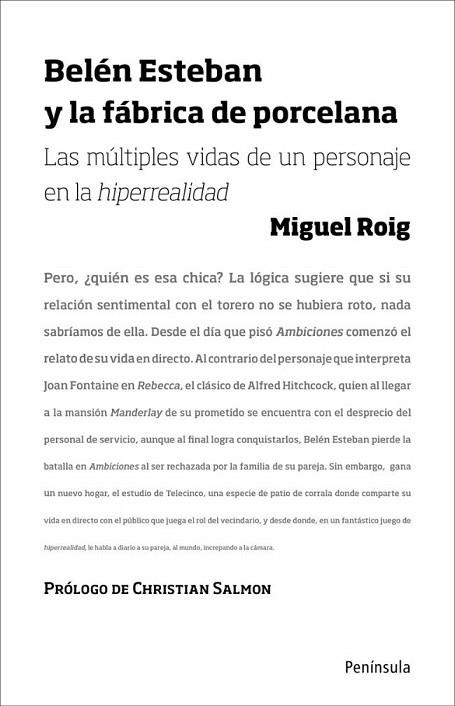 BELEN ESTEBAN Y LA FABRICA DE PORCELANA | 9788499420622 | ROIG, MIGUEL | Llibreria Drac - Librería de Olot | Comprar libros en catalán y castellano online