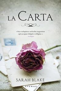 CARTA, LA | 9788498678444 | BLAKE, SARAH | Llibreria Drac - Librería de Olot | Comprar libros en catalán y castellano online