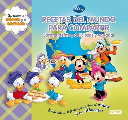 RECETAS DEL MUNDO PARA COMPARTIR | 9788444145389 | DISNEY | Llibreria Drac - Llibreria d'Olot | Comprar llibres en català i castellà online