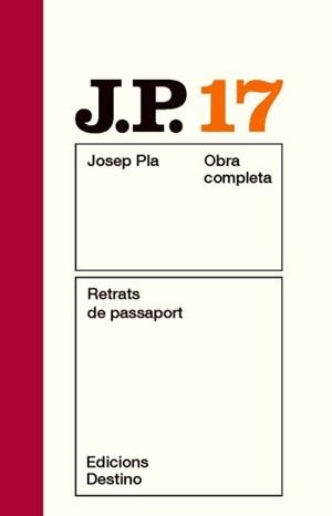 RETRATS DE PASSAPORT | 9788497101578 | PLA, JOSEP | Llibreria Drac - Llibreria d'Olot | Comprar llibres en català i castellà online