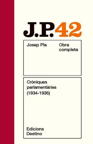 CRONIQUES PARLAMENTARIES (1934-1936) | 9788497101820 | PLA, JOSEP | Llibreria Drac - Llibreria d'Olot | Comprar llibres en català i castellà online