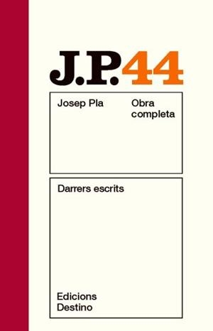 DARRERS ESCRITS | 9788497101844 | PLA, JOSEP | Llibreria Drac - Llibreria d'Olot | Comprar llibres en català i castellà online