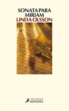 SONATA PARA MIRIAM | 9788498383041 | OLSSON, LINDA | Llibreria Drac - Llibreria d'Olot | Comprar llibres en català i castellà online