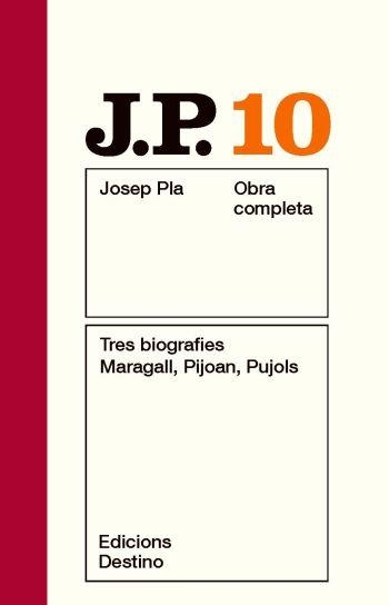 TRES BIOGRAFIES MARAGALL PIJOAN PUJOLS | 9788497101509 | PLA, JOSEP | Llibreria Drac - Llibreria d'Olot | Comprar llibres en català i castellà online