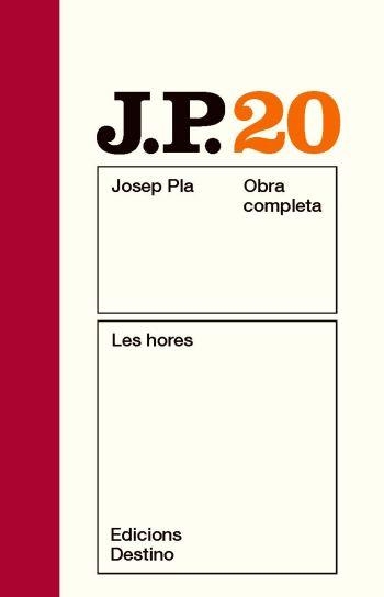 HORES, LES | 9788497101608 | PLA, JOSEP | Llibreria Drac - Llibreria d'Olot | Comprar llibres en català i castellà online