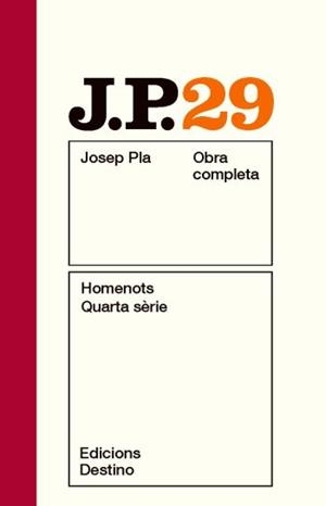 HOMENOTS. QUARTA SERIE | 9788497101691 | PLA, JOSEP | Llibreria Drac - Llibreria d'Olot | Comprar llibres en català i castellà online