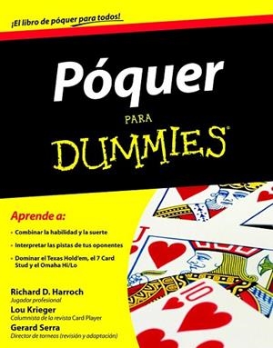 POQUER PARA DUMMIES | 9788432920820 | RICHARD D. HARROCH/LOU KRIEGER | Llibreria Drac - Llibreria d'Olot | Comprar llibres en català i castellà online