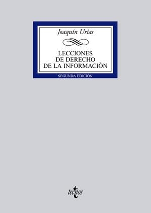 LECCIONES DE DERECHO DE LA INFORMACION | 9788430949458 | URIAS, JOAQUIN | Llibreria Drac - Llibreria d'Olot | Comprar llibres en català i castellà online