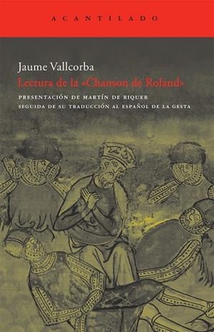 LECTURA DE LA CHANSON DE ROLAND | 9788492649532 | VALLCORBA, JAUME | Llibreria Drac - Librería de Olot | Comprar libros en catalán y castellano online