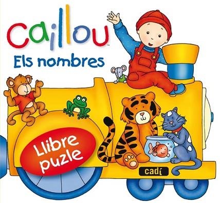 CAILLOU ELS NOMBRES. LLIBRE PUZLE | 9788447460618 | CHOUETTE PUBLISHING | Llibreria Drac - Librería de Olot | Comprar libros en catalán y castellano online