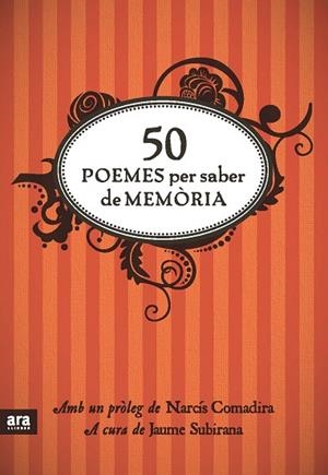 50 POEMES PER SABER DE MEMORIA | 9788492907861 | AA.VV. | Llibreria Drac - Llibreria d'Olot | Comprar llibres en català i castellà online