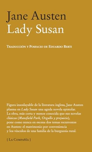 LADY SUSAN | 9788483930687 | AUSTEN, JANE | Llibreria Drac - Librería de Olot | Comprar libros en catalán y castellano online