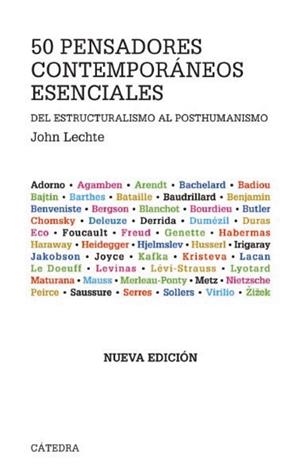 CINCUENTA PENSADORES CONTEMPORANEOS ESENCIALES | 9788437626970 | LECHTE, JOHN | Llibreria Drac - Librería de Olot | Comprar libros en catalán y castellano online