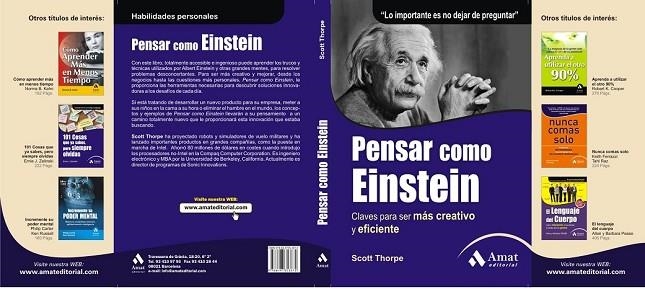 PENSAR COMO EINSTEIN | 9788497353670 | THORPE, SCOTT | Llibreria Drac - Librería de Olot | Comprar libros en catalán y castellano online