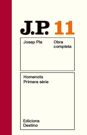 HOMENOTS. PRIMERA SERIE | 9788497101516 | PLA, JOSEP | Llibreria Drac - Librería de Olot | Comprar libros en catalán y castellano online