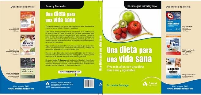 DIETA PARA UNA VIDA SANA, UNA | 9788497353793 | SAUVAGE, LESTER | Llibreria Drac - Librería de Olot | Comprar libros en catalán y castellano online