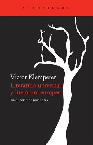 LITERATURA UNIVERSAL Y LITERATURA EUROPEA | 9788492649617 | KLEMPERER, VICTOR | Llibreria Drac - Librería de Olot | Comprar libros en catalán y castellano online