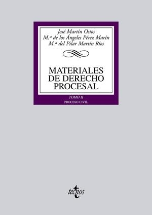MATERIALES DE DERECHO PROCESAL. TOMO II PROCESO CIVIL | 9788430949373 | MARTIN, JOSE; Y OTROS | Llibreria Drac - Llibreria d'Olot | Comprar llibres en català i castellà online