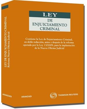 LEY DE ENJUICIAMIENTO CRIMINAL ED.2010 CON COMPARATIVA | 9788499034508 | AA.VV. | Llibreria Drac - Librería de Olot | Comprar libros en catalán y castellano online