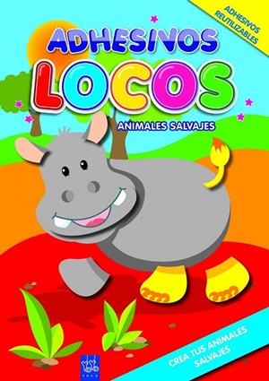 ADHESIVOS LOCOS. ANIMALES SALVAJES | 9788408089957 | YOYO | Llibreria Drac - Librería de Olot | Comprar libros en catalán y castellano online