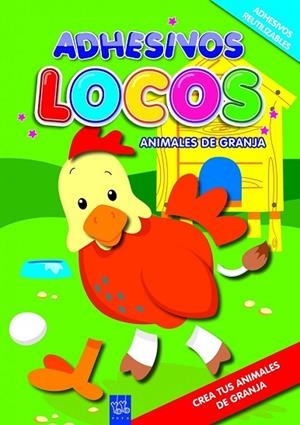 ADHESIVOS LOCOS. ANIMALES DE GRANJA | 9788408089933 | YOYO | Llibreria Drac - Librería de Olot | Comprar libros en catalán y castellano online