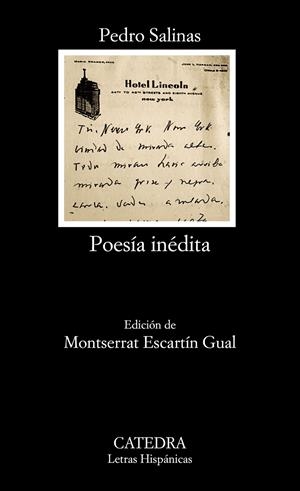 POESIA INEDITA | 9788437630977 | SALINAS, PEDRO | Llibreria Drac - Librería de Olot | Comprar libros en catalán y castellano online