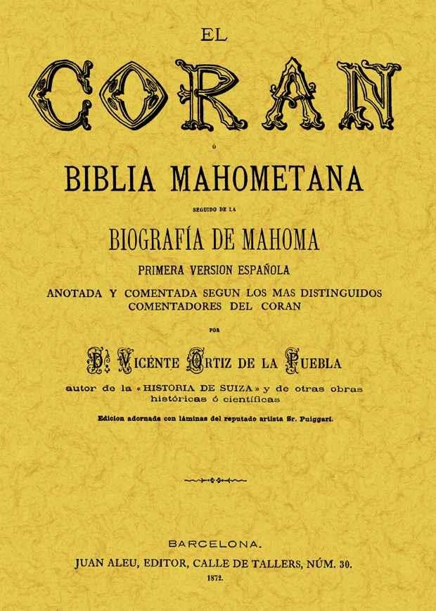 CORÁN O BIBLIA MAHOMETANA, EL | 9788497611848 | RUIZ, VICENTE | Llibreria Drac - Librería de Olot | Comprar libros en catalán y castellano online