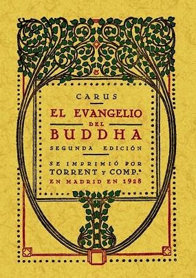 EVANGELIO DEL BUDDHA, EL | 9788497614474 | CARUS, PABLO | Llibreria Drac - Librería de Olot | Comprar libros en catalán y castellano online
