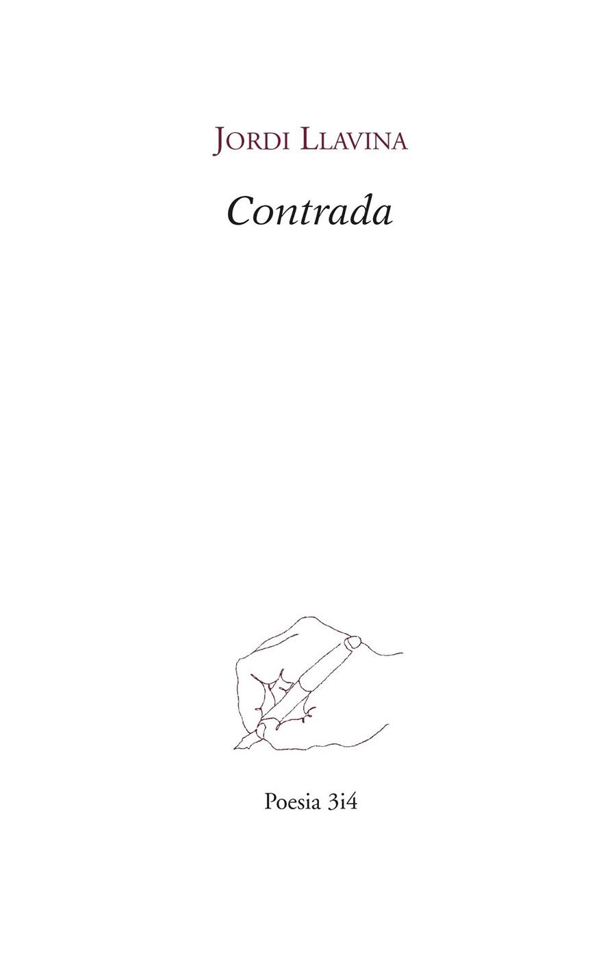 CONTRADA | 9788475029382 | LLAVINA, JORDI | Llibreria Drac - Librería de Olot | Comprar libros en catalán y castellano online