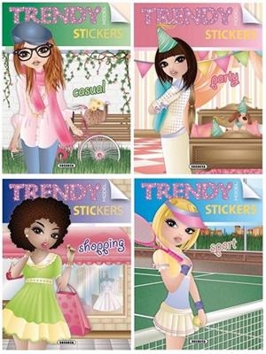 TRENDY STICKERS (4 TÍTULOS) | 9788467728613 | SUSAETA, EQUIPO | Llibreria Drac - Llibreria d'Olot | Comprar llibres en català i castellà online
