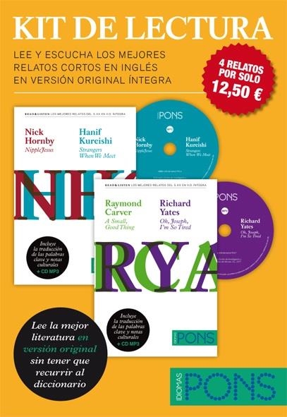 KIT DE LECTURA. NICK HORNBY / HANIF KUREISHI / RAYMOND CARVER / RICHARD YATES | 9788415846789 | AA.VV. | Llibreria Drac - Librería de Olot | Comprar libros en catalán y castellano online