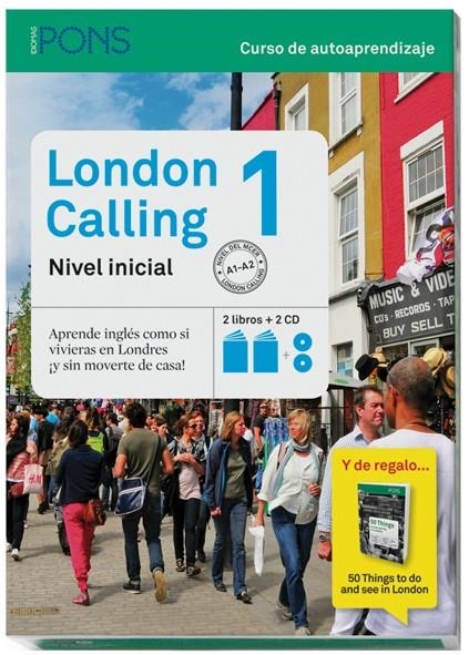 LONDON CALLING 1 (NIVEL A1-A2) (2 LIBROS + 2 CD + 50 THINGS TO SEE AND DO IN LON | 9788484439912 | Llibreria Drac - Librería de Olot | Comprar libros en catalán y castellano online