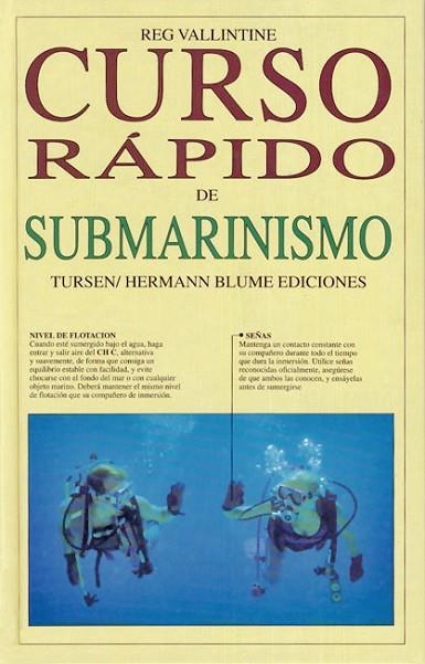 CURSO RAPIDO DE SUBMARINISMO | 9788487756658 | VALLINTINE, REG | Llibreria Drac - Librería de Olot | Comprar libros en catalán y castellano online