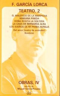 OBRAS IV, TEATRO 2 | 9788476007037 | GARCIA LORCA, F. | Llibreria Drac - Llibreria d'Olot | Comprar llibres en català i castellà online