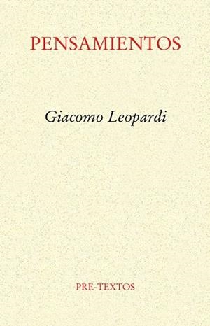 PENSAMIENTOS | 9788481911909 | LEOPARDI, GIACOMO | Llibreria Drac - Librería de Olot | Comprar libros en catalán y castellano online